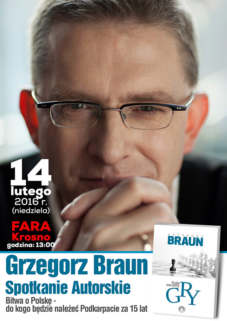 Grzegorz Braun w Krośnie