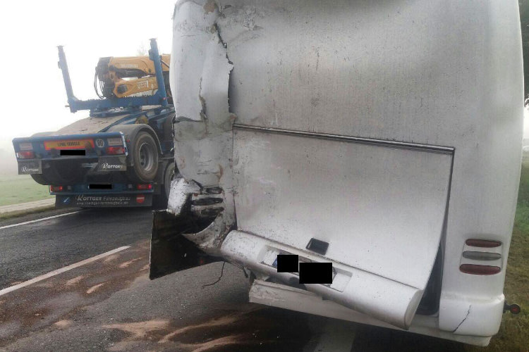 Wypadek busa w Rymanowie