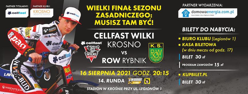 Cellfast Wilki Krosno - KS ROW Rybnik