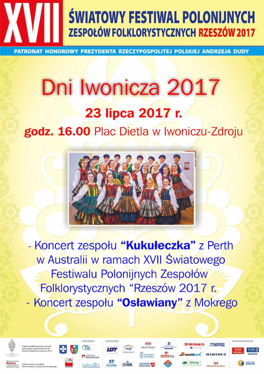 Dni Iwonicza 2017 - Koncert Zespołów Polonijnych