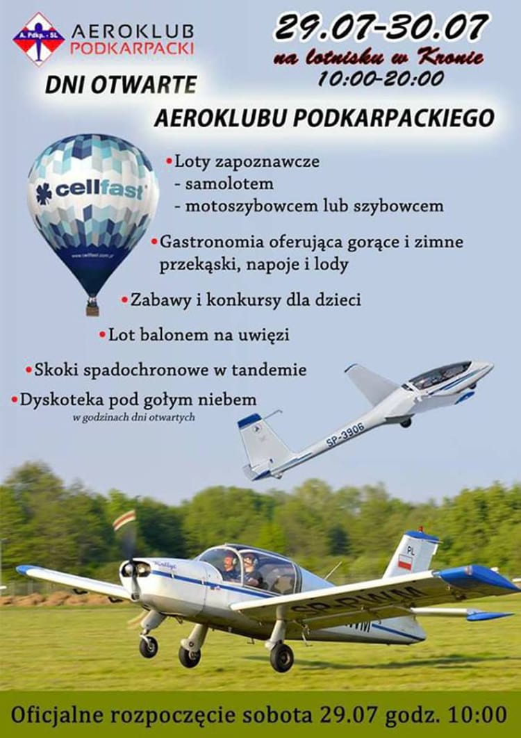 Dni Otwarte Aeroklubu Podkarpackiego 