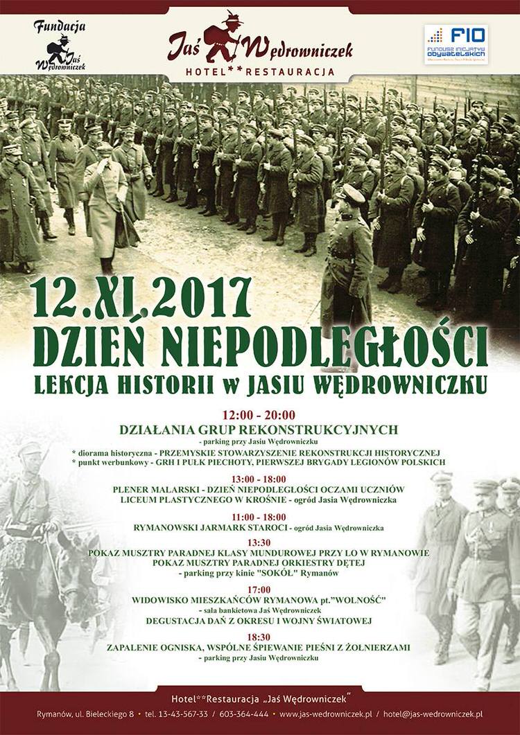 Dzień Niepodległości - lekcja historii w Jasiu Wędrowniczku