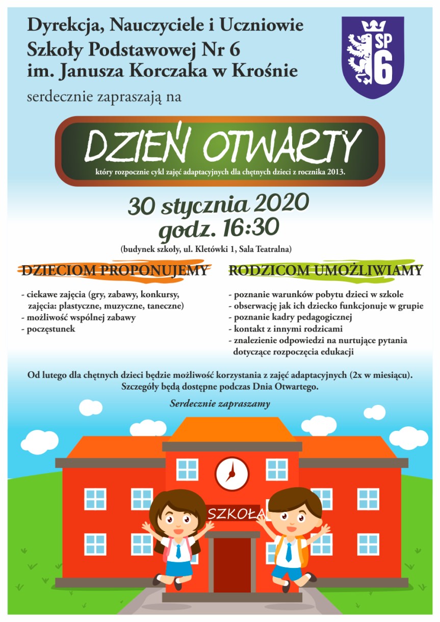 Dzień Otwarty Szkoły Podstawowej nr 6 w Krośnie