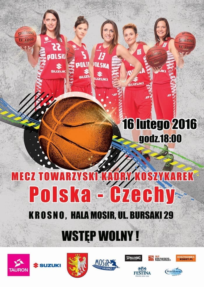 Polska - Czechy - mecz towarzyski kadry koszykarek