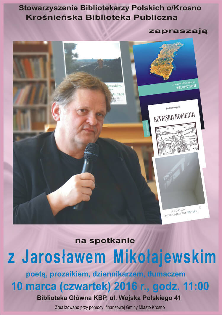Spotkanie z Jarosławem Mikołajewski