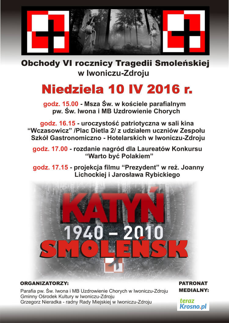 Obchody VI rocznicy Tragedii Smoleńskiej w Iwoniczu-Zdroju