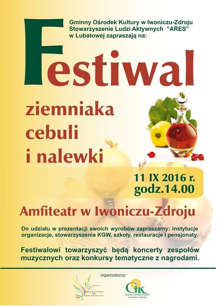 Festiwal ziemniaka, cebuli i nalewki w Iwoniczu-Zdroju