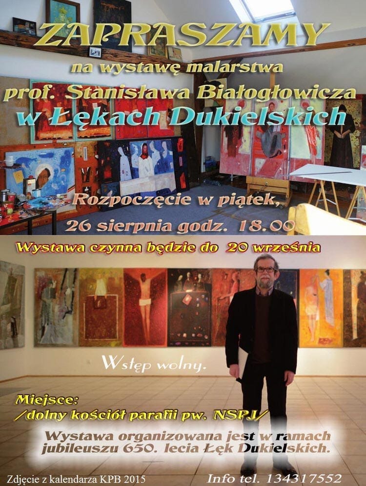 Wernisaż wystawy prof. Stanisława Białogłowicza