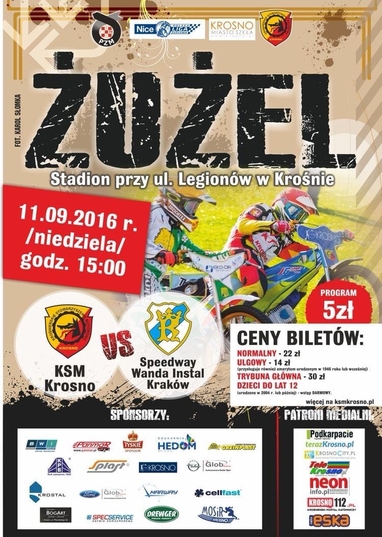 KSM Krosno - Speedway Wanda Instal Kraków