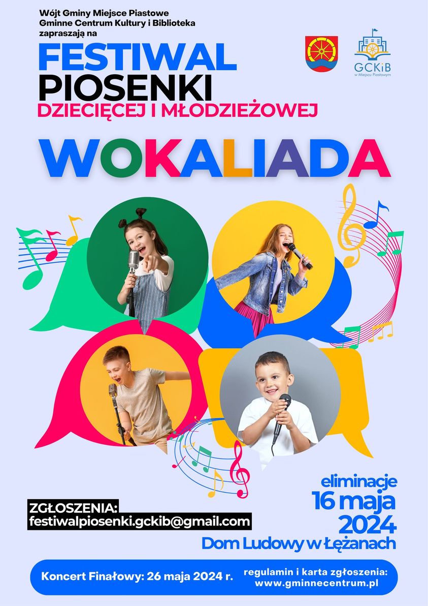 Festiwal Piosenki Dziecięcej i Młodzieżowej - Wokaliada 2024