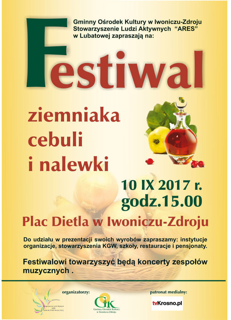 Festiwal ziemniaka, cebuli i nalewki