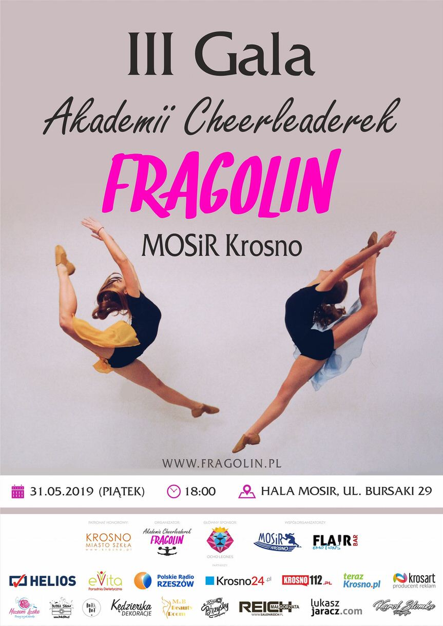 III Gala Akademii Cheerleaderek Fragolin MOSiR Krosno