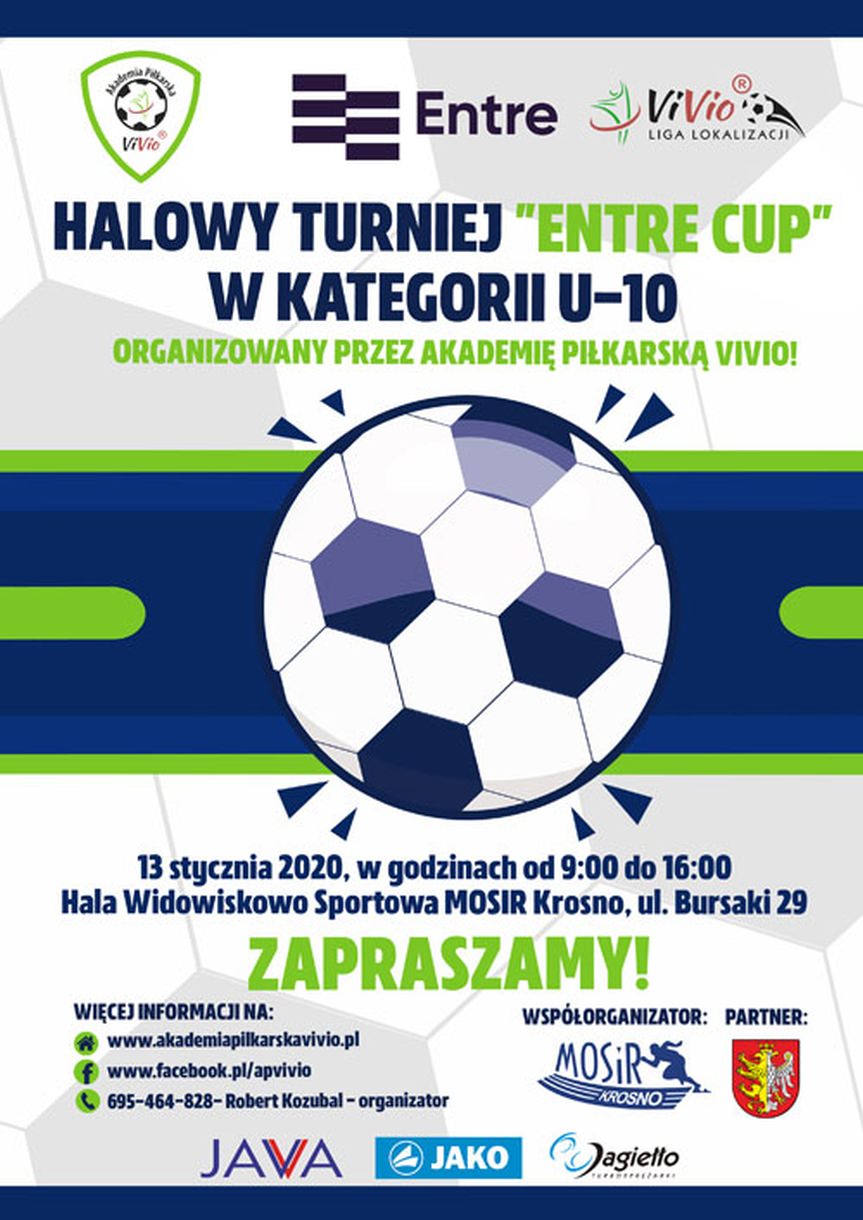 Halowy Turniej "Entre Cup" U-10 