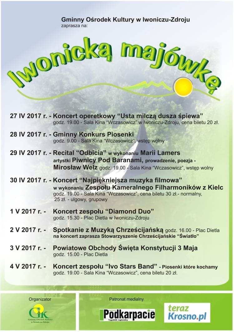 Iwonicka Majówka - Recital "Odbicia"