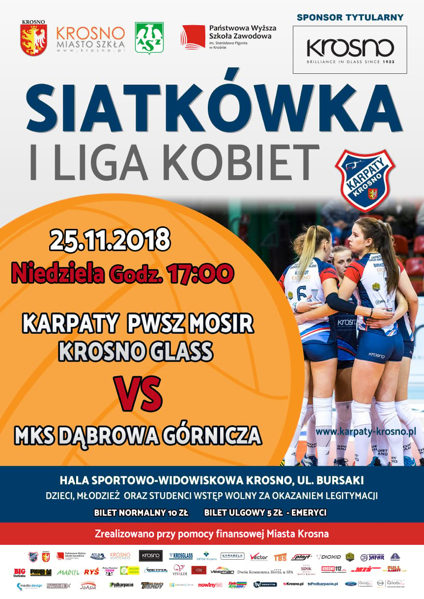 Karpaty PWSZ Krosno Glass - MKS Dąbrowa Górnicza