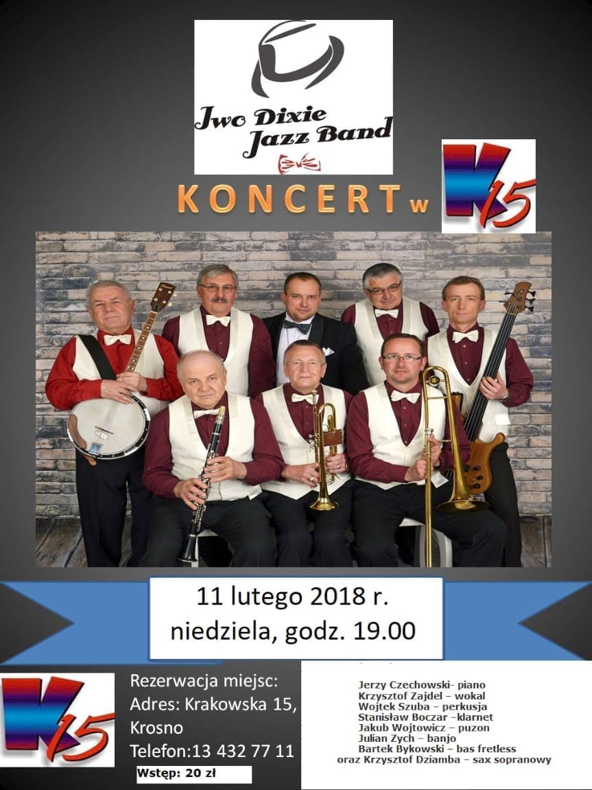 Koncert Iwo Dixie Jazz Band w K15