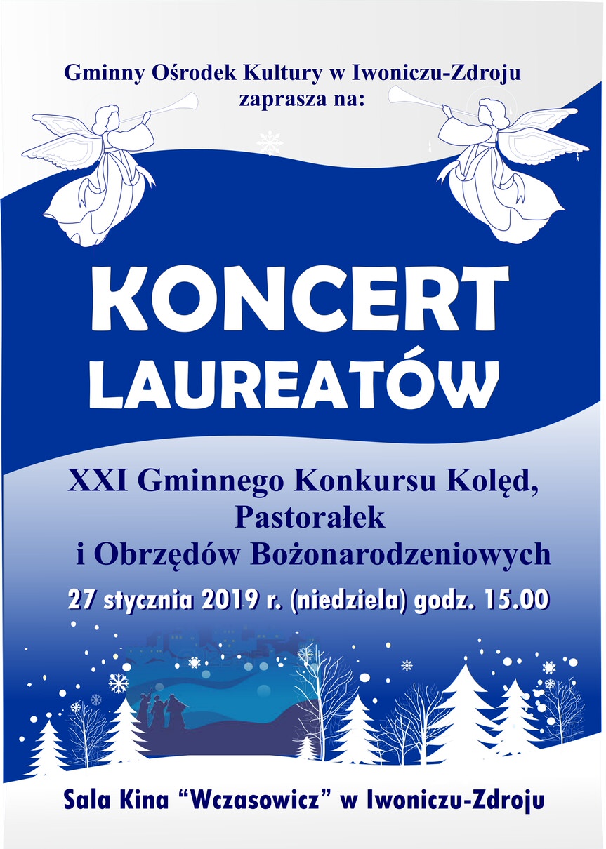 Koncert Laureatów XXI Gminnego Konkursu Kolęd, Pastorałek i Obrzędów Bożonarodzeniowych
