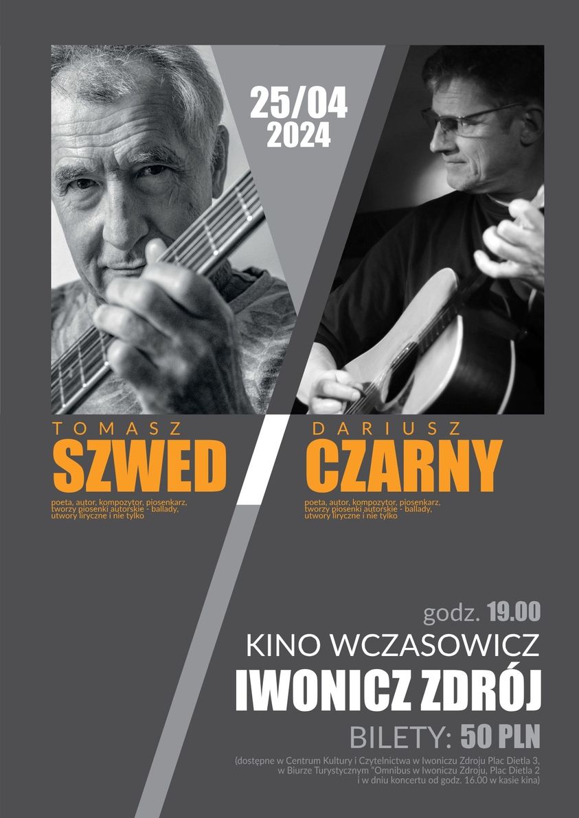 Koncert: Tomasza Szwed i Dariusza Czarnego
