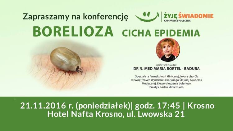 Konferencja Zdrowia w Krośnie - Borelioza - cicha epidemia