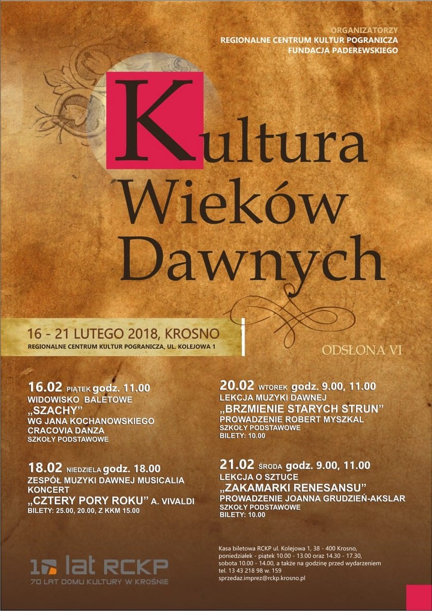Kultura Wieków Dawnych - "Zakamarki renesansu"