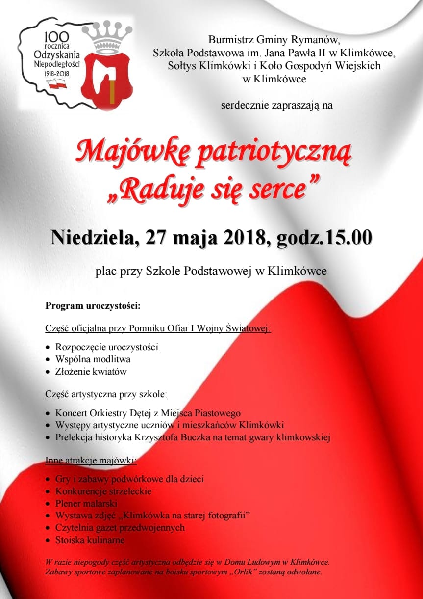 Majówka patriotyczna "Raduje się serce" w Klimkówce