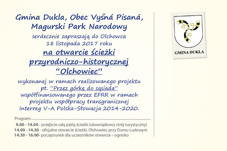 Otwarcie ścieżki przyrodniczo-historycznej w Olchowcu