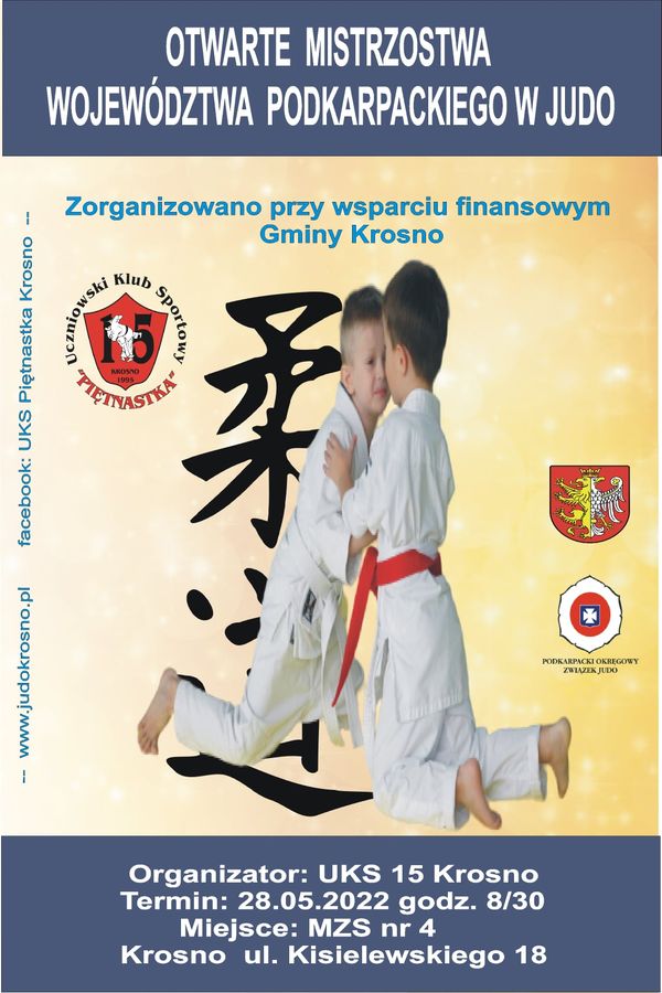 Otwarte Mistrzostwa Województwa Podkarpackiego w Judo