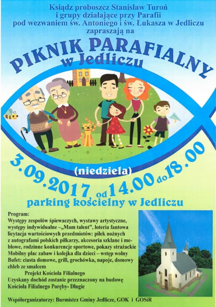 Piknik parafialny w Jedliczu