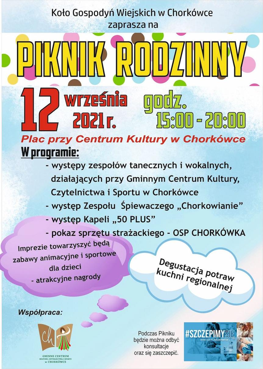 Piknik Rodzinny w Chorkówce - 12.09.2021