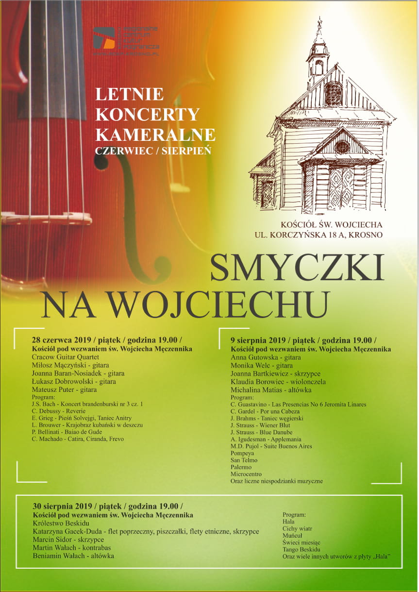 Smyczki na Wojciechu - letnie koncerty kameralne