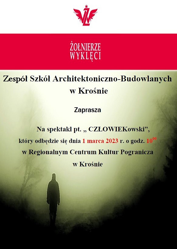 Spektakl "CZŁOWIEKowski" w RCKP w Krośnie