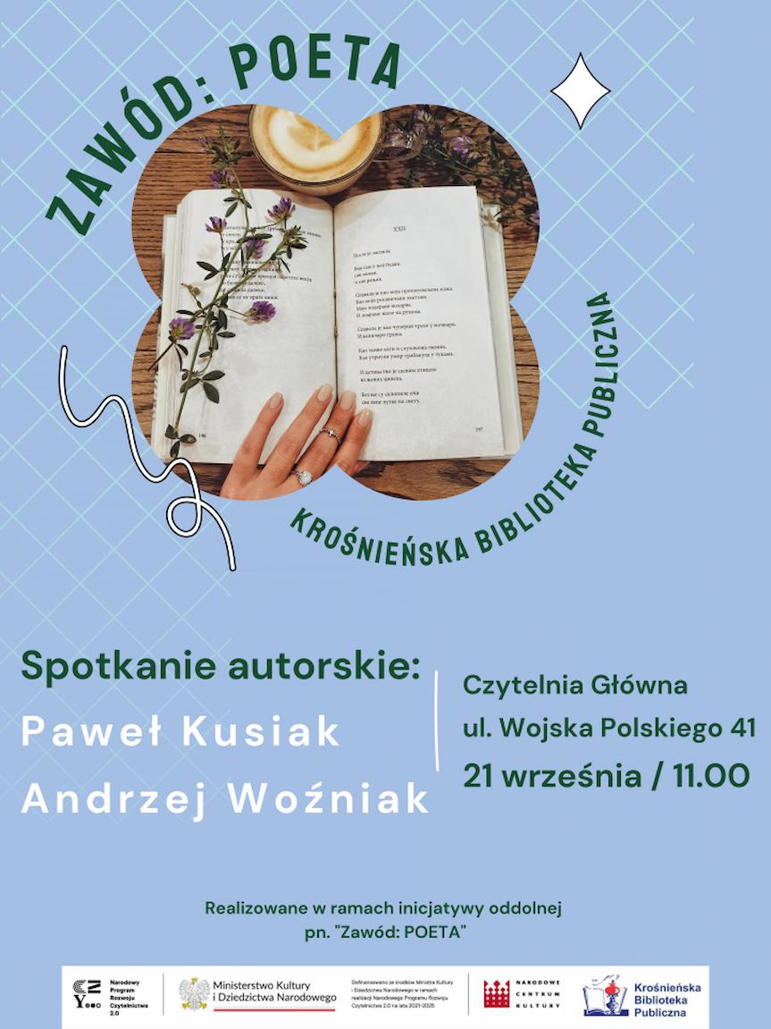 Spotkanie autorskie z Pawłem Kusiakiem i Andrzejem Woźniakiem
