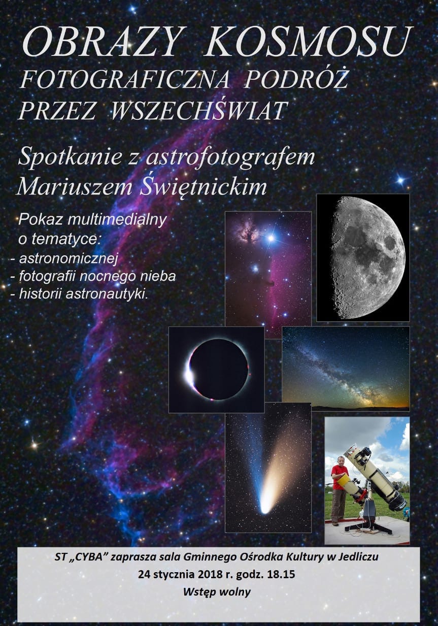 Spotkanie z astrofotografem Mariuszem Świętnickim