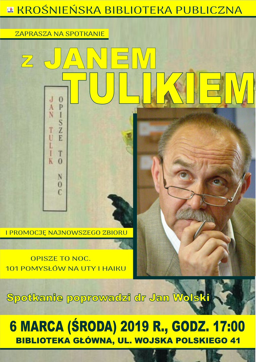 Spotkanie z Janem Tulikiem