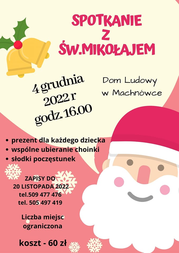 Spotkanie z św. Mikołajem w Machnówce