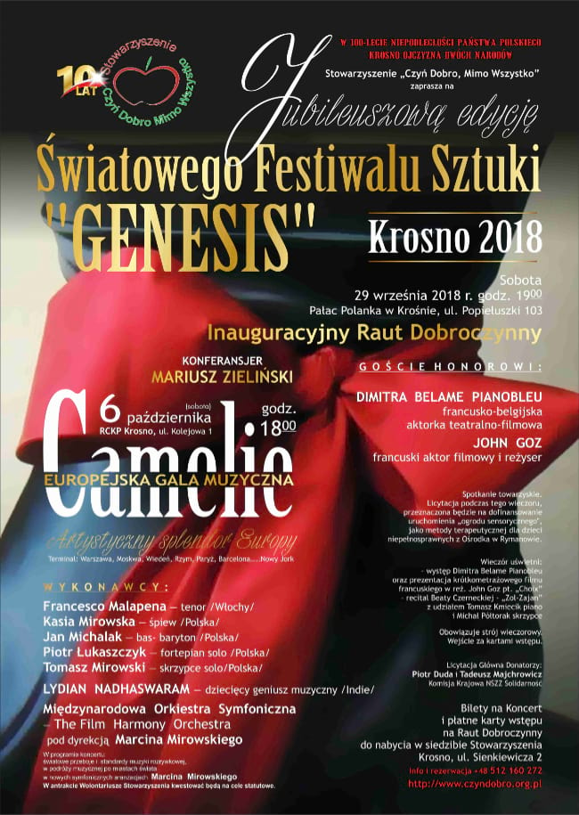 Światowy Festiwal Sztuki "Genesis" - koncert w RCKP