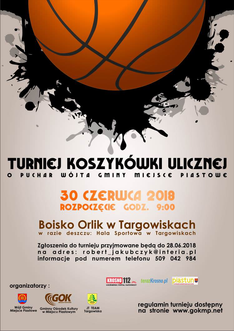 Turniej Koszykówki Ulicznej o Puchar Wójta Gminy Miejsce Piastowe