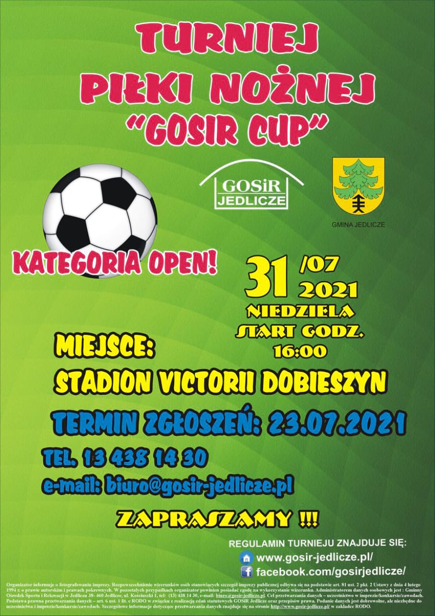 Turniej Piłki Nożnej "GOSiR CUP"
