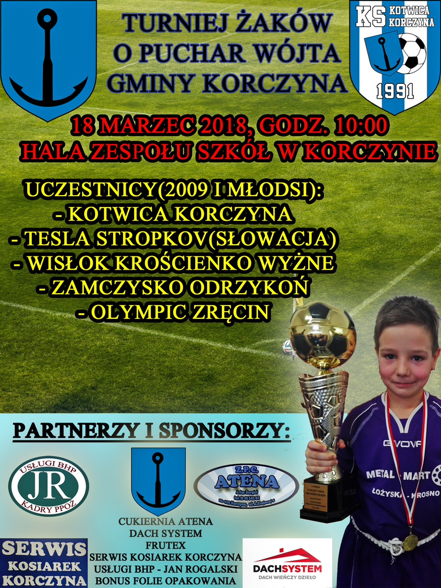 Turniej Żaków o Puchar Wójta Gminy Korczyna