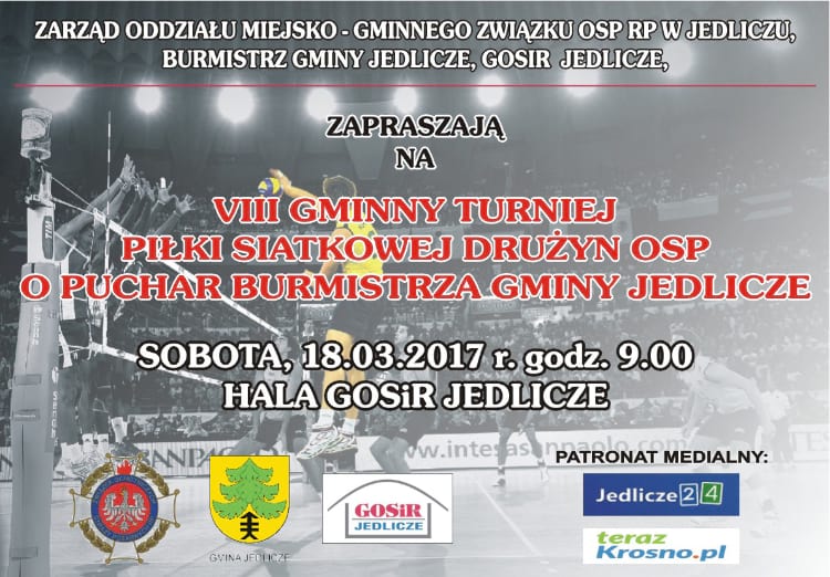 VIII Gminny Turniej Piłki Siatkowej Drużyn OSP  o Puchar Burmistrza Gminy Jedlicze
