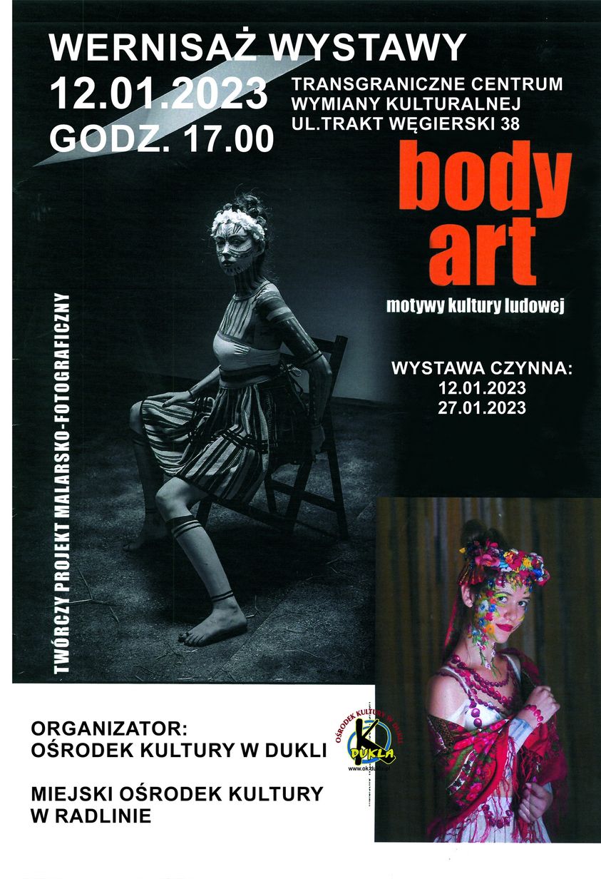 Wystawa Body Art w Dukli