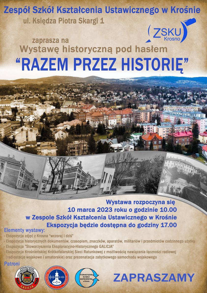 Wystawa historyczna "Razem przez historię" w Krośnie