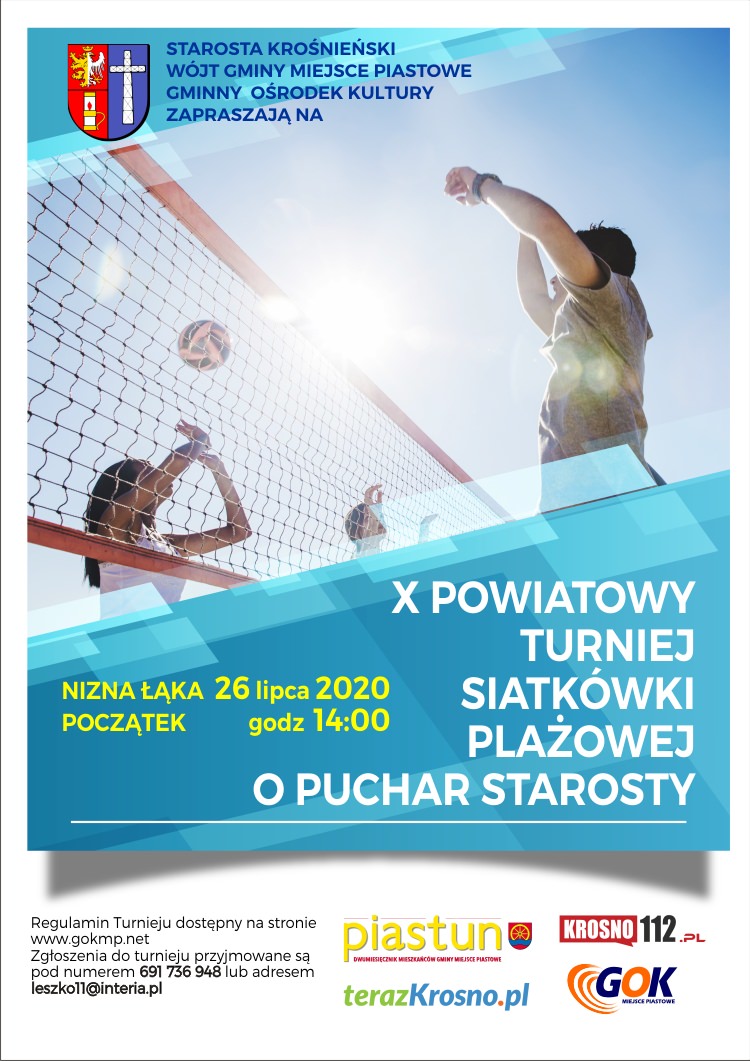 X Powiatowy Turniej Siatkówki Plażowej o Puchar Starosty Krośnieńskiego