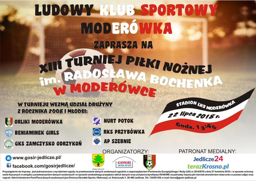 XIV Turniej Piłki Nożnej im. Radosława Bochenka w Moderówce