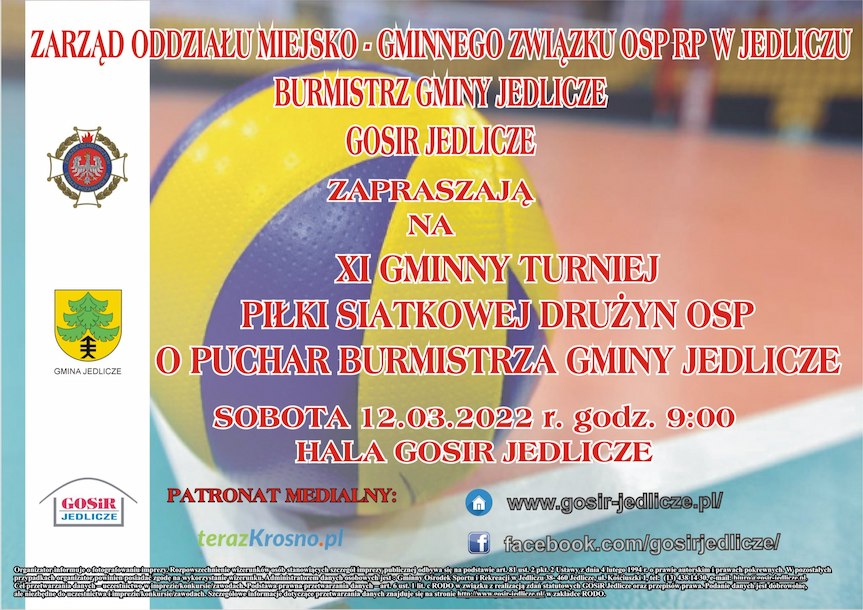 XI Gminny Turniej Piłki Siatkowej  Drużyn OSP o Puchar Burmistrza Gminy Jedlicze