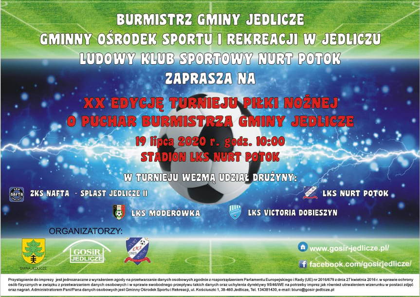 XX turniej piłki nożnej o puchar Burmistrza Gminy Jedlicze