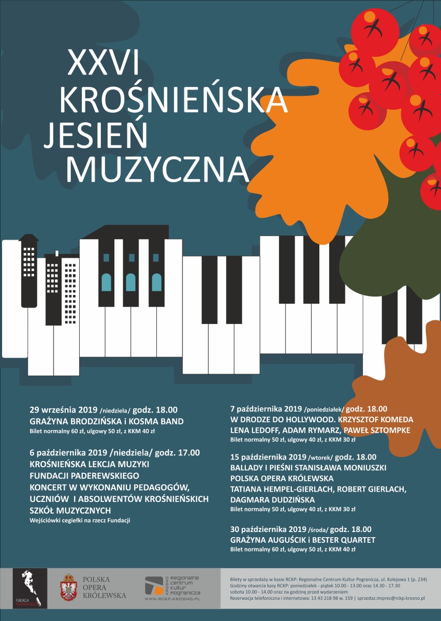 XXVI Krośnieńska Jesień Muzyczna - Krośnieńska Lekcja Muzyki Fundacji Paderewskiego