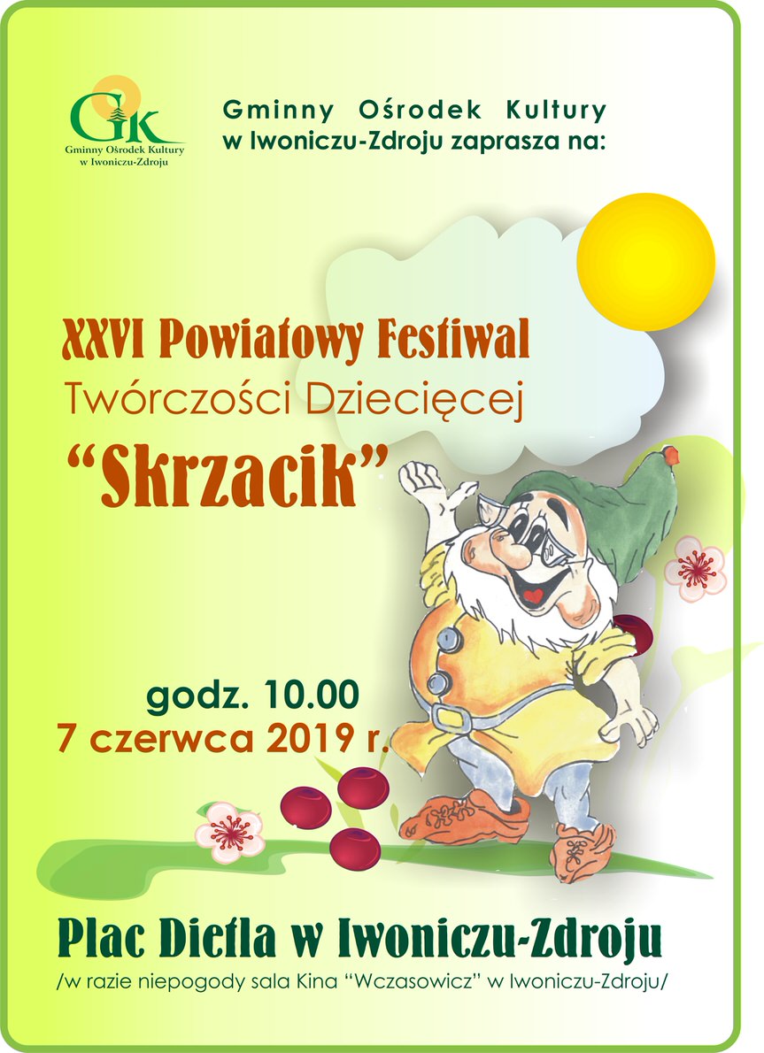 XXVI Powiatowy Festiwal Twórczości Dziecięcej "Skrzacik"