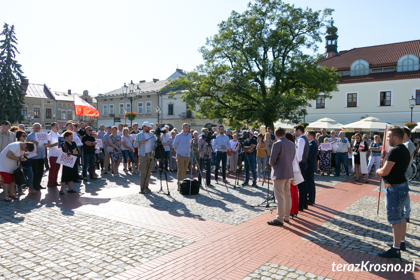 Wiec poparcia Andrzeja Dudy w Krośnie