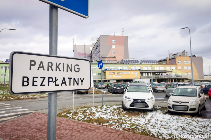 Bezpłatny parking w Krośnie przed szpitalem